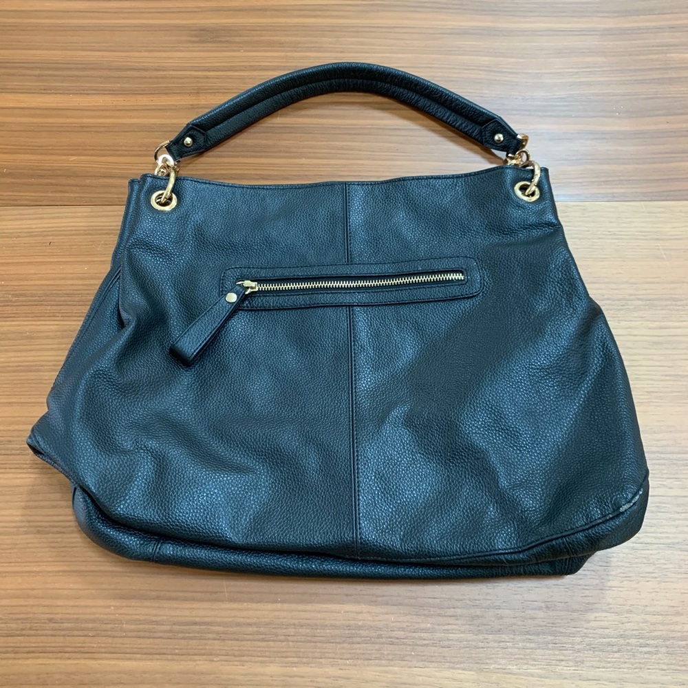 Cuore & Pelle Black Leather Handbag / Shoulder Bag
